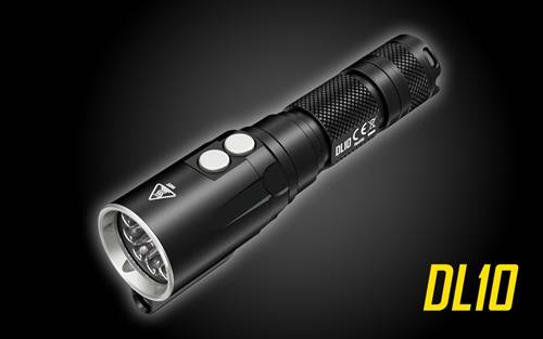 NITECORE DL10 1000 Lumen White/Red LED 30m Submersible Waterproof Diving Flashlight