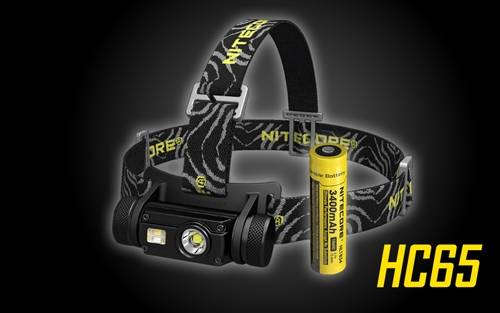 NITECORE HC65 1000 Lumen White/Red/High CRI USB Rechargeable Headlamp