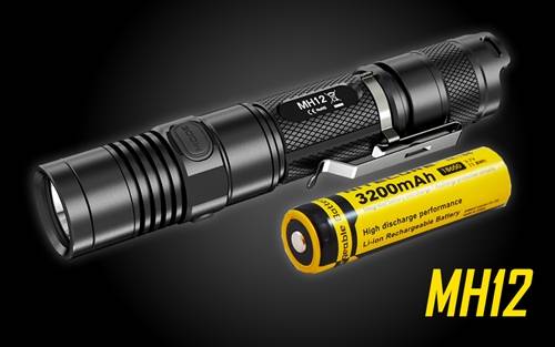 Nitecore MH12 1000 Lumens USB Rechargeable LED Flashlight