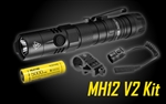 NITECORE MH12 v2 1200 Lumen USB-C Rechargeable Flashlight with 5000mAh Battery