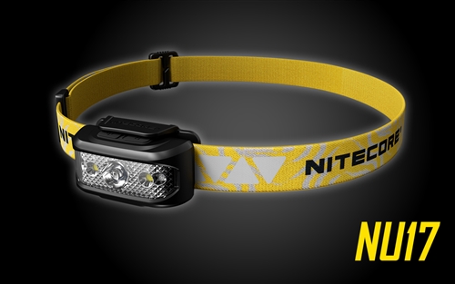 NITECORE NU17 Rechargeable Running Headlamp with Red Light and Reading Light