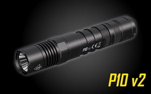 NITECORE P10 V2 1100 Lumen Long Throw Tactical Flashlight with Hardshell Holster
