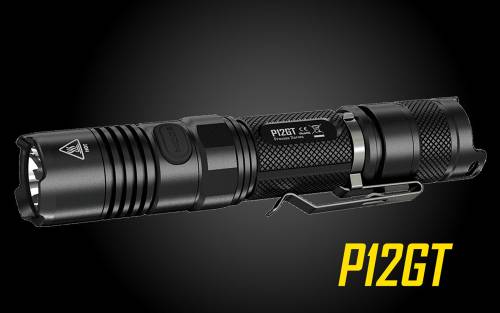NITECORE P12GT 1000 Lumen Long Throw Compact Tactical Flashlight