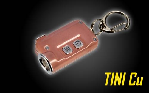 NITECORE TINI 380 Lumen Super Small USB Rechargeable LED Keychain Flashlight (Copper)