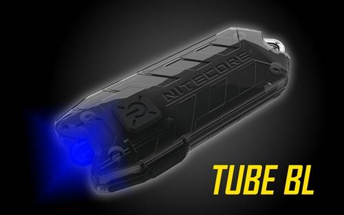 Nitecore Tube BL USB Rechargeable Blue LED Keychain Light