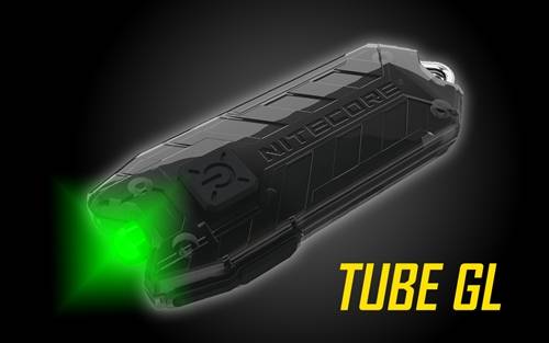 Nitecore TUBE GL USB Rechargeable Green LED Keychain Light