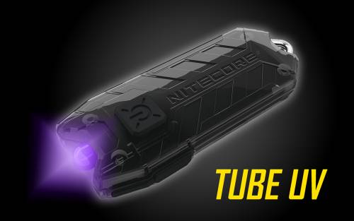 Nitecore T Series Tube UV USB Rechargeable UltraViolet Keychain Light