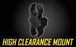 High Clearance 1"-30mm Scope Mount for Tactical Flashlights
