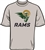 Pharr Rams Design on Short Sleeve Moisture Wicking T-Shirt