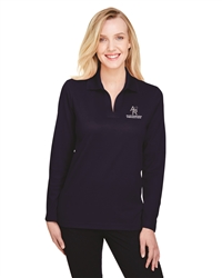 Devon & Jones CrownLux Performance Ladies' Long Sleeve Polo