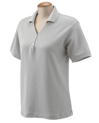 Devon & Jones Ladies' Pima Piqué Short-Sleeve Y-Collar Polo