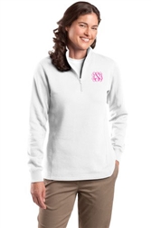 Ladies Quarter-Zip Sweatshirt