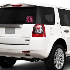 Car Monogram Decal