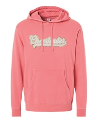 Cheer Off Pink Hoodie w/ Chenille 'Cheerleader'