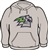 Cedar Hill Titan Logo on Hoodie Sweatshirt