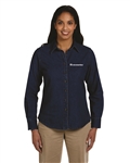 Ladies' Long Sleeve Denim Shirt