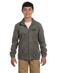 Grayson Embroidered Logo on Full Zip Fleece Jacket