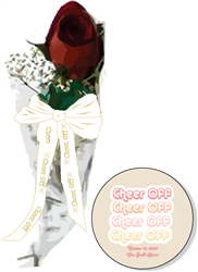 Single Rose with Commemorative 2022 Bag Tag