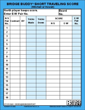 Short Traveling Scores - 200 Sheets