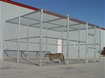 18'W x 12'D x 8'H Exotic Animal Enclosure