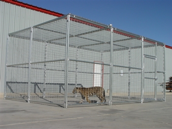 18'W x 12'D x 8'H Exotic Animal Enclosure