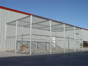 Our Exotic Animal Enclosure:  24'W x 12'D x 8'H ~ $3975.00 ~ Order Online Today! ~ Free Shipping! *