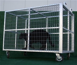 Heavy Duty Steel Exotic Animal Transport Cage