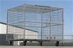 Steel Exotic Animal Transport Cage with Sliding Door