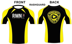 Yellow and Black rash guard