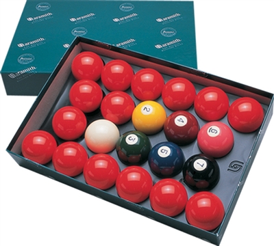 2 1/8 Numbered Snooker Ball Set