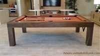 Modern Pool Tables, Natural Walnut