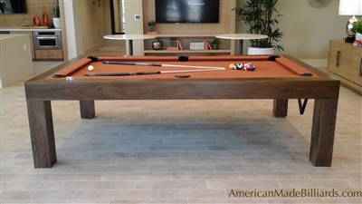 Modern Pool Tables, Natural Walnut