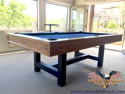 Malibu Walnut Contemporary Pool Tables