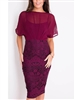 Batwing Lace Dress