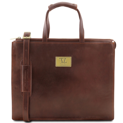 TL141343 Palermo Women's Briefcase for Women by Tuscany Leather