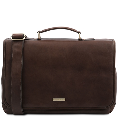 Mantova Leather Laptop Bag by Tuscany Leather