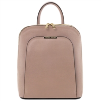 TL141631 Leather Backpack for Women - Nude by Tuscany Leather