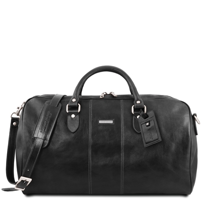 TL141657 Lisbona Leather Duffel Bag - Large by Tuscany Leather