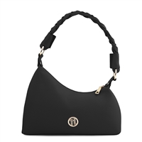 TL142367 Sophie Black Leather Handbag by Tuscany Leather