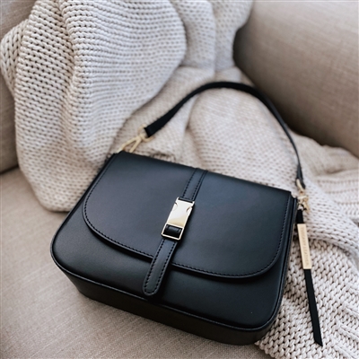 Shop Instagram. Nausica Black Leather Bag