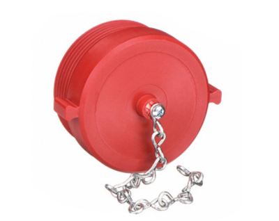 Red Plastic 2-1/2" FDC Plug