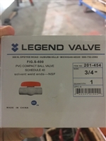 Legend S-600 CPVC Ball Valve