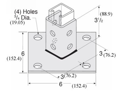 Strut Post Base