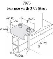 Back to Back Strut Beam Clamp