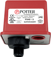 Potter PS40-2 Low/High Supervisory Pressure Switch