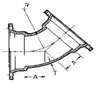 MJ Ductile Iron 45 ELL