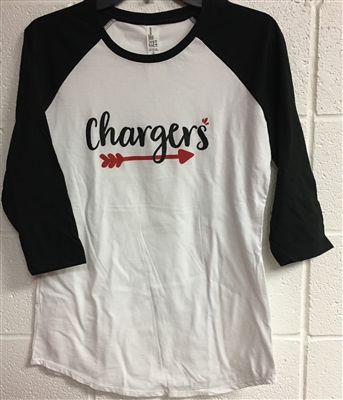 Chargers Baseball Tee