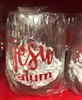 Cor Jesu Stemless Wine Glass