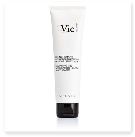 CLEANSING GEL with Glycolic - Lactic -Salicylic Acids