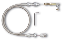 Image of Lokar Hi-Tech Stainless Steel 24" Universal Throttle Cable